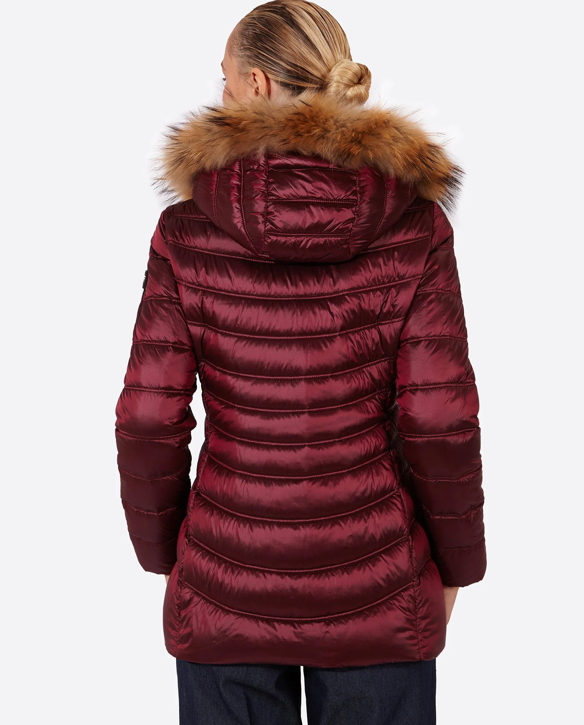 Women's down jacket LION DARK PURPLE