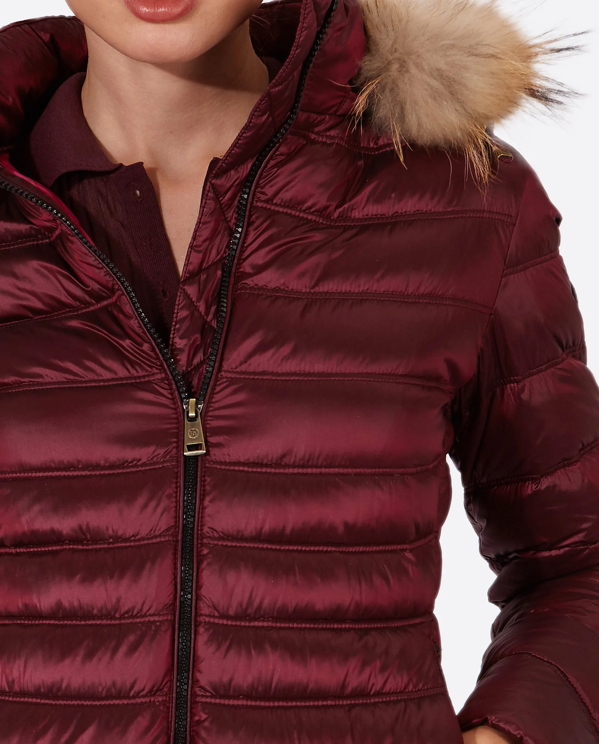 Women's down jacket LION DARK PURPLE