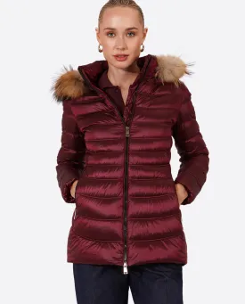Women's down jacket LION DARK PURPLE