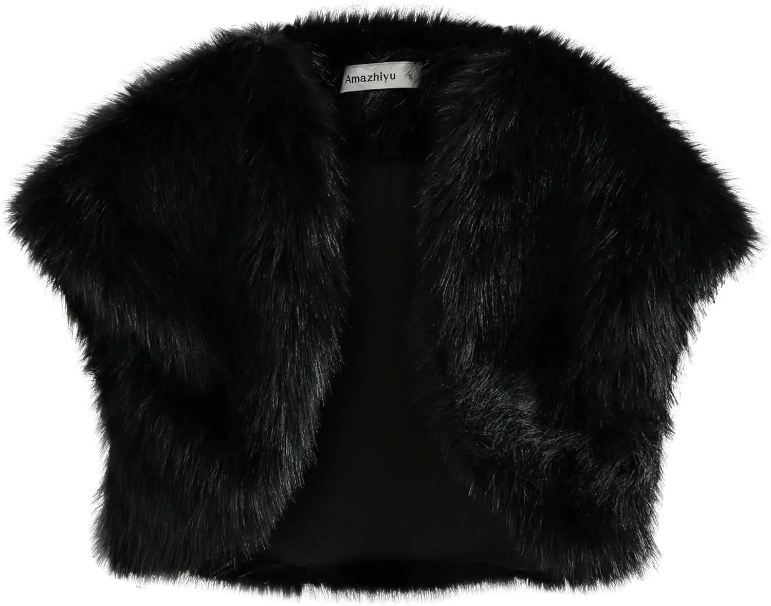 Women's Faux Fur Cap Sleeve Bolero Shrug