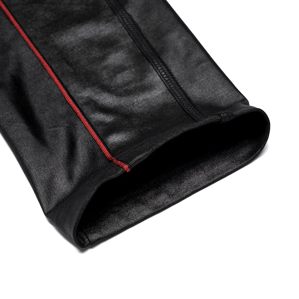 Women's Punk Zip Faux Leather Leggings