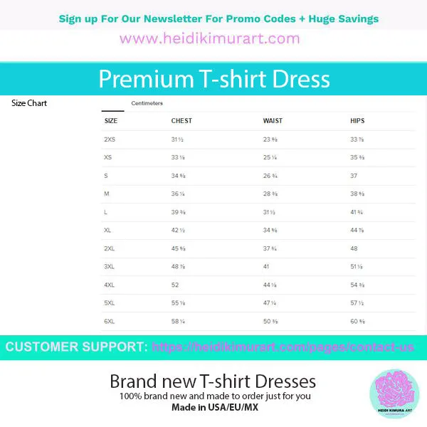 Yellow Blue Wavy T-shirt Dress, Waves Abstract Print Women's Short Sleeves Dress-Made in USA/EU/MX