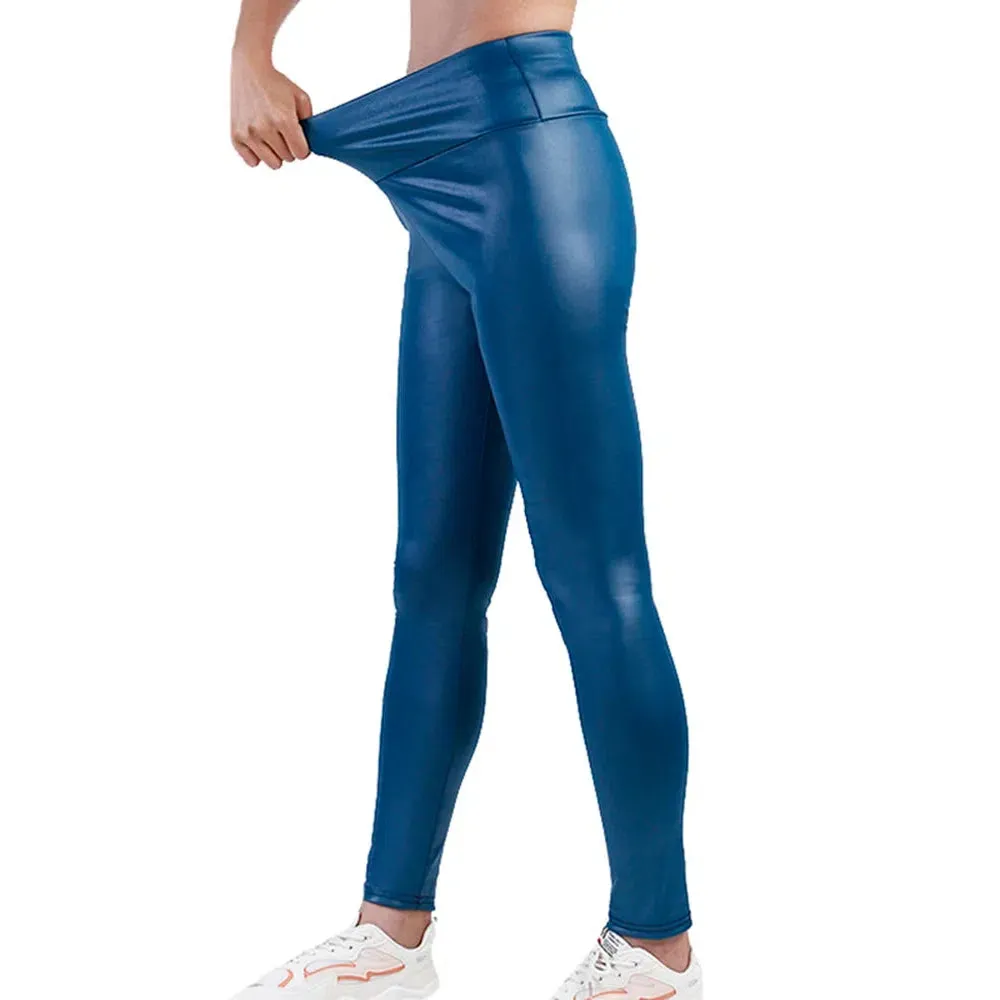 YSDNCHI Sexy Legging Punk Black Skinny Pants High Waist Fashion